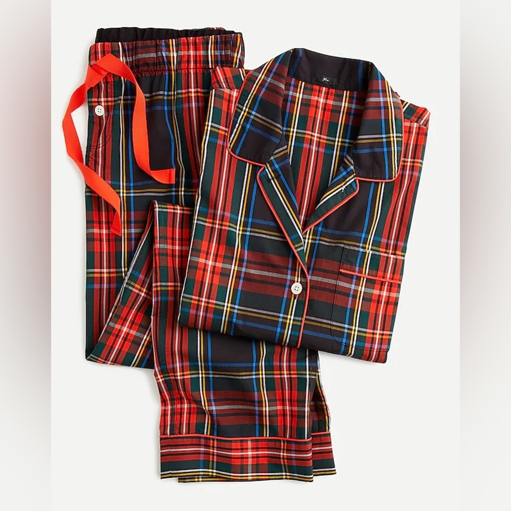 J CREW tartan pajama set
